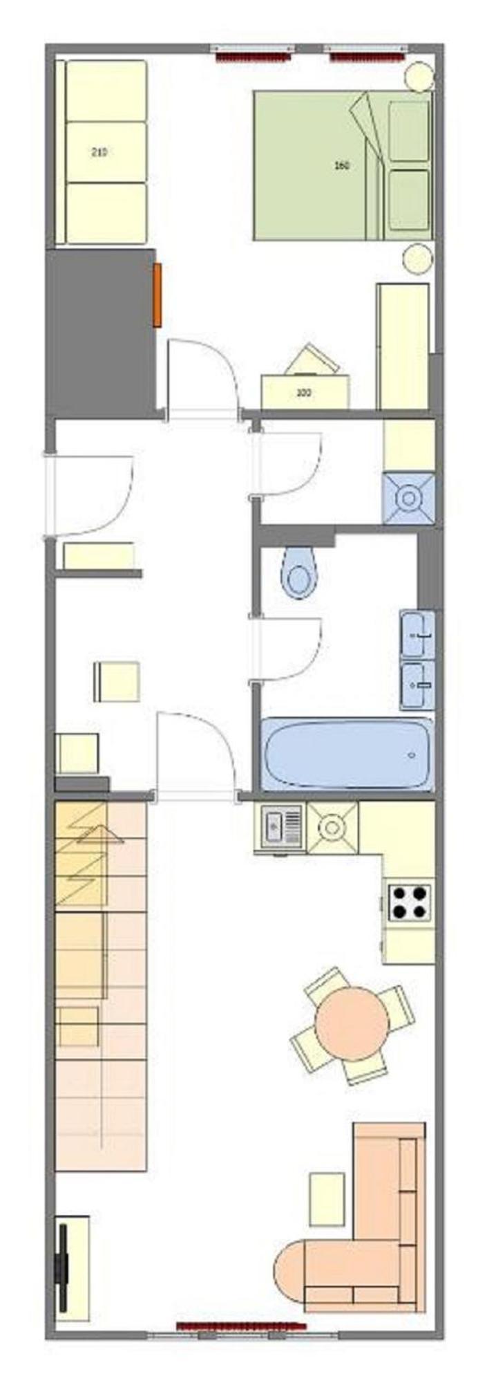 Quite Loft With Balcony And 3 Air Conditioners Praga Exterior foto
